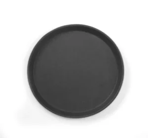 Hendi rundt sklisikkert serveringsbrett – Ø350 mm, svart