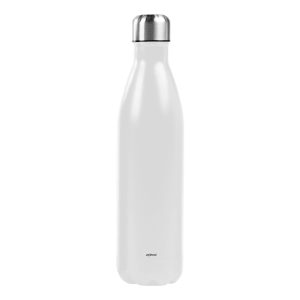 Ståltermosflaske 0,75 Liter, hvit