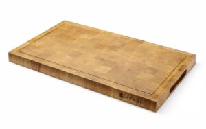 Hendi Serveringsbrett i endeved av eik – 325 × 265 × 30H mm
