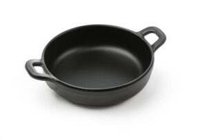 Hendi Little Chef rund minipanne – Sort, 150 × 115 × 37H mm