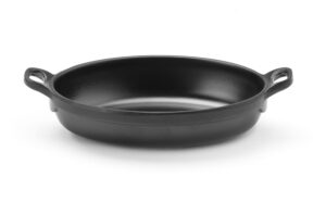 Hendi Little Chef oval minipanne – Sort, 155 × 80 × 37H mm