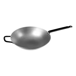 Merx Wok panne med rund bunn 6,7 L - Ø 38 cm