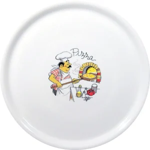 Pizzatallerken Ø33 cm - Hvit