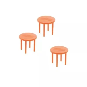 Avstandsstykker for pizza, 3x3cm plast - 250 stk.