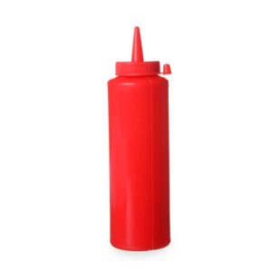 Dressingflaske 0,35 L rød