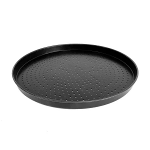 Pizzapanne 40cm Perforert – 2,5cm kant