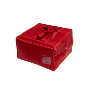 Pizzabag 5x 40 cm Rød